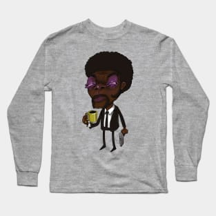 Samuel Jackson before Coffee Long Sleeve T-Shirt